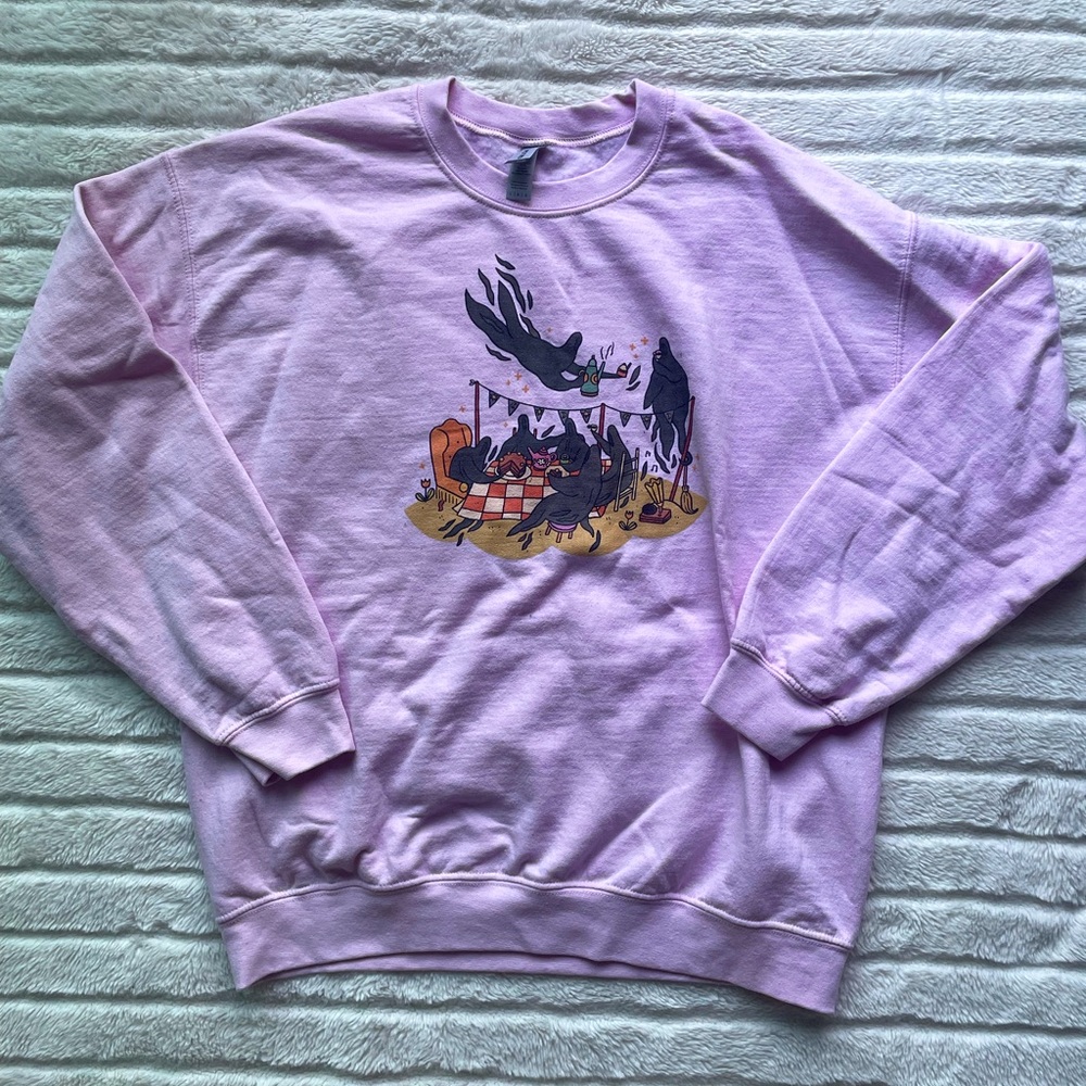 Lumos and Lusters Dementor Tea Party Pullover Sweater